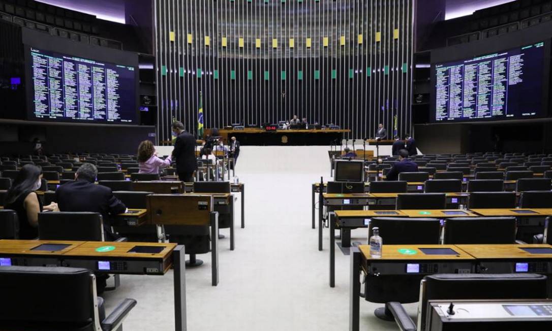 Plenário da Câmara dos Deputados, durante votação Foto: Cleia Viana/Câmara dos Deputados/28-10-2021