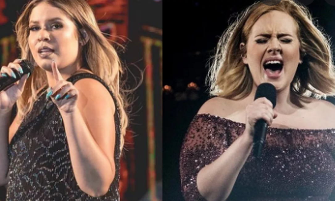 Marília era comparada à cantora Adele Foto: Reprodução / O GLOBO