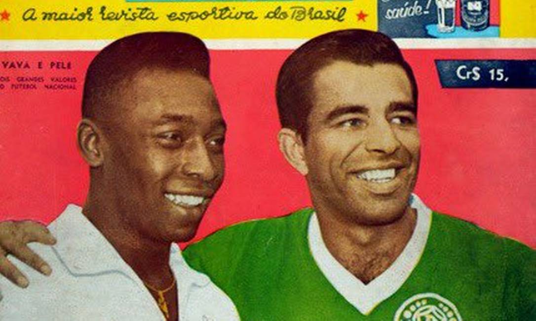 Pelé e Vavá Foto: Reprodução/Redes Sociais