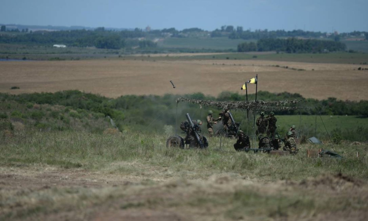 A coordenação do exercício é realizada pelo Comando Militar do Sul (CMS) Foto: Divulgação