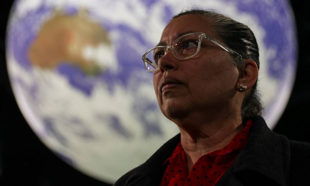 Suely Araújo, ex-presidente do Ibama, fotografada durante a COP26, a conferência da ONU sobre mudanças climáticas Foto: Felipe Werneck / Observatório do Clima