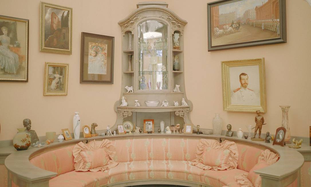 Uma das salas do restaurado Palácio de Alexandre, nos arredores de São Petersburgo, a última residência oficial do czar Nicolau II e sua família Foto: Mary Gelman / The New York Times