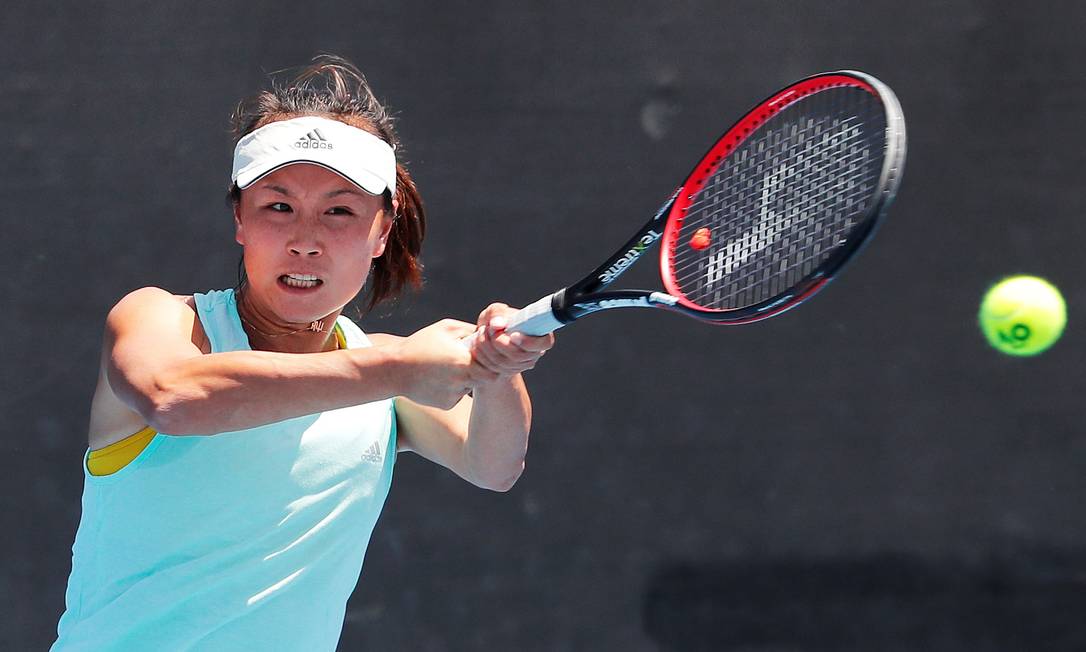 A tenista chinesa Peng Shuai durante o Australian Open Foto: ADNAN ABIDI / REUTERS