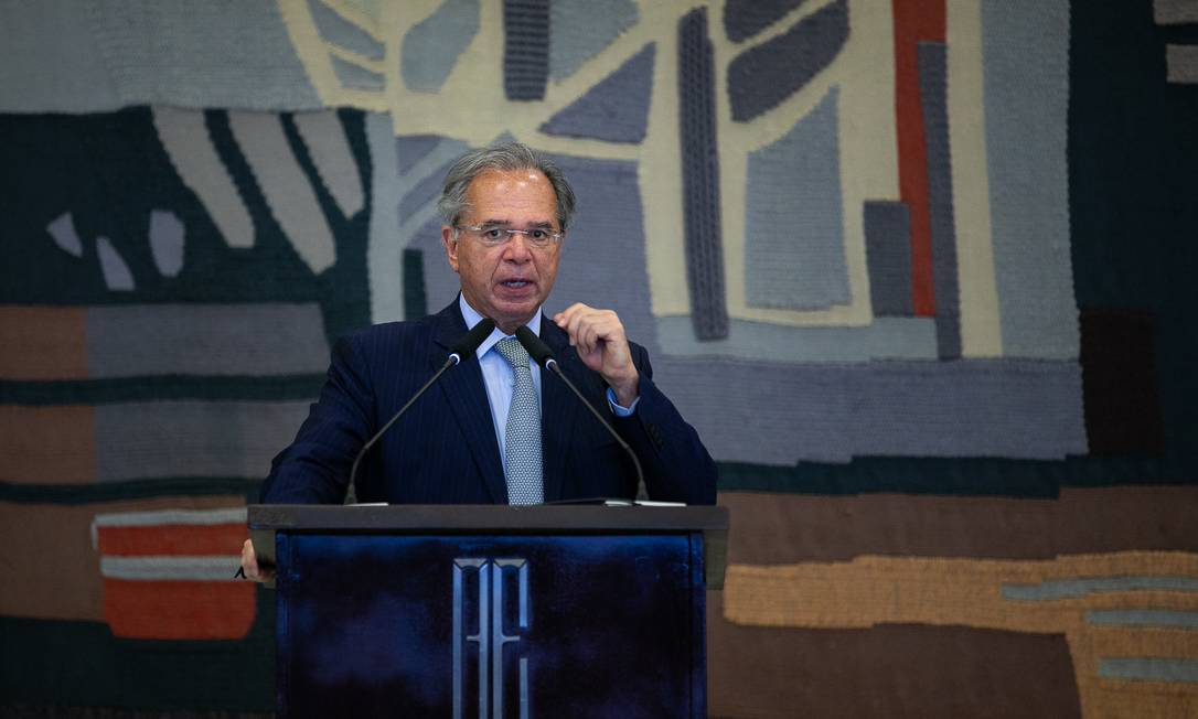 O ministro da Economia, Paulo Guedes Foto: Washington Costa / Ministério da Economia