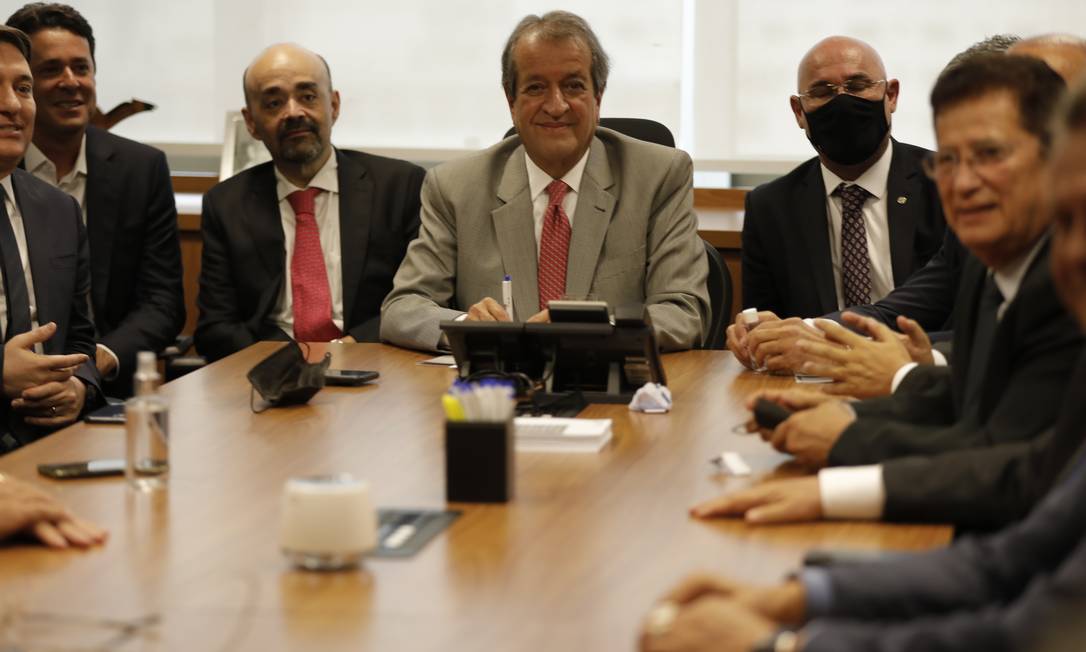 Valdemar da Costa Neto se reúne com dirigentes estaduais do PL para definir filiação de Bolsonaro Foto: Cristiano Mariz/ O Globo / Agência O Globo