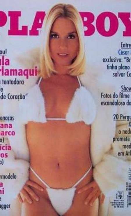 Paula já foi capa da revista Playboy Foto: Divulgação