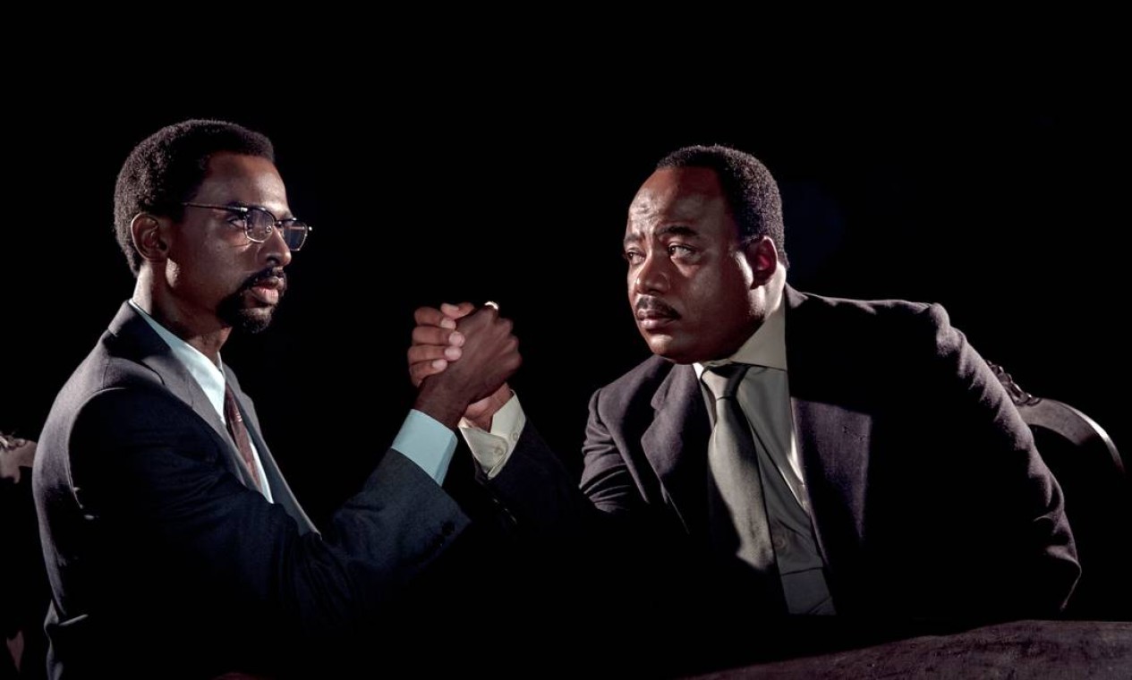 Peça teatral "O encontro - Malcolm X e Martin Luther King Jr.", texto de Jeff Stetson, com adaptação de Rogério Corrêa