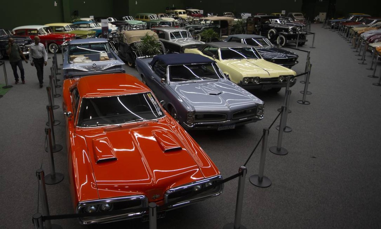 Shopping conta com exposição de carros antigos no Centro de Eventos Foto: Marcia Foletto / Agência O Globo