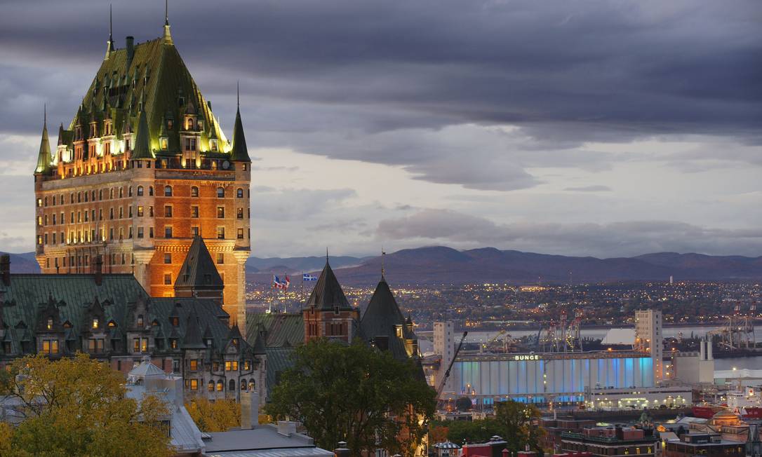 O Castelo de Frontenac, um dos símbolos em Quebec City, no Quebec, Canadá Foto: Barberon-Ana / Divulgação