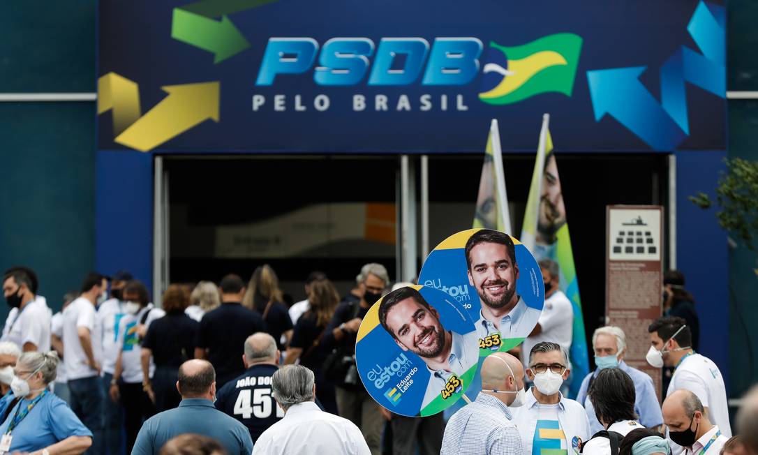 PSDB realiza prévias para escolher o candidato à Presidência em 2022 Foto: CRISTIANO MARIZ / Agência O Globo