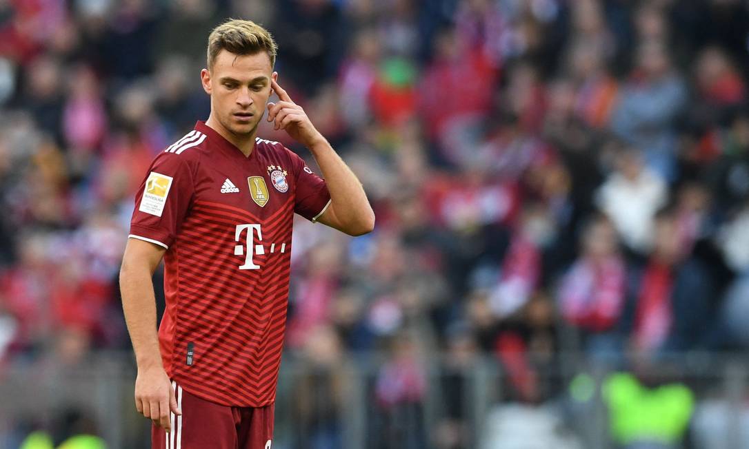 O meia alemão Joshua Kimmich, do Bayern de Munique Foto: CHRISTOF STACHE / AFP