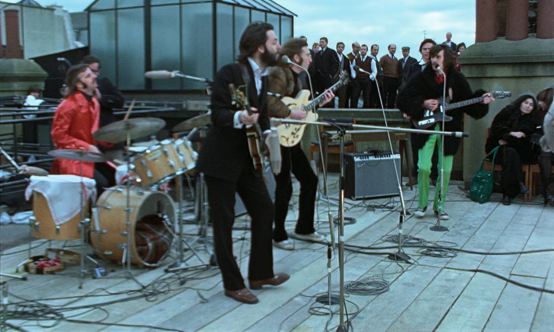 Ringo Starr, Paul McCartney, John Lennon, and George Harrison no último show dos Beatles Foto: Apple Corps Ltd.