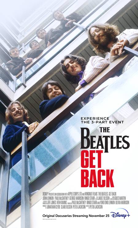 Pôster do documentário 'The Beatles: Get back' Foto: Reprodução