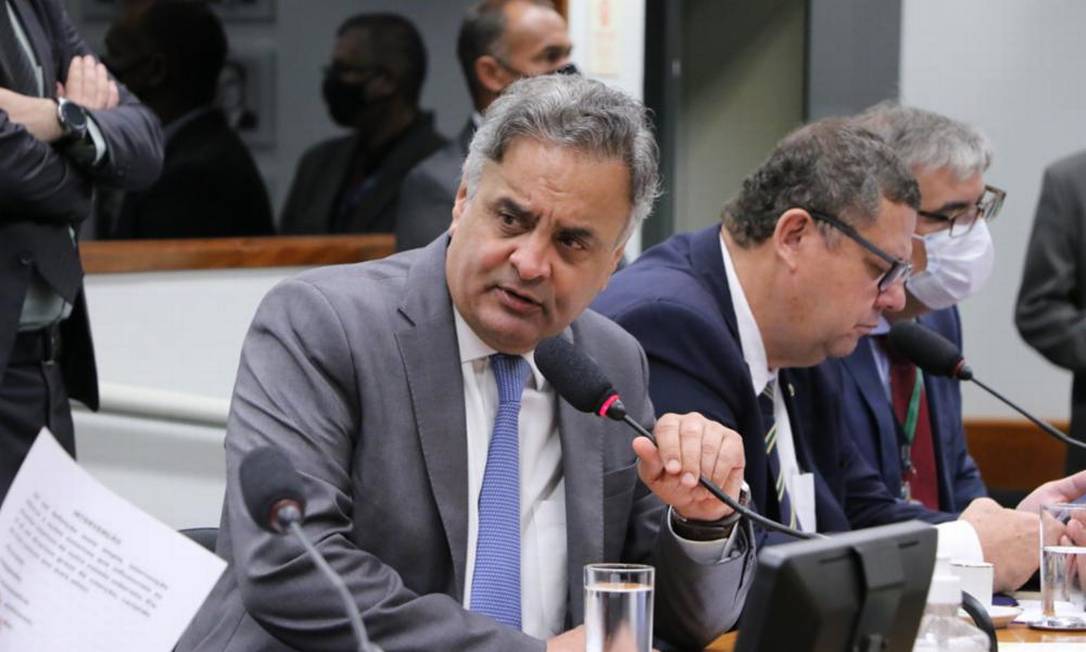 O deputado Aécio Neves (PSDB-MG) na Comissão de Relações Exteriores da Câmara Foto: Wesley Amaral/Câmara dos Deputados
