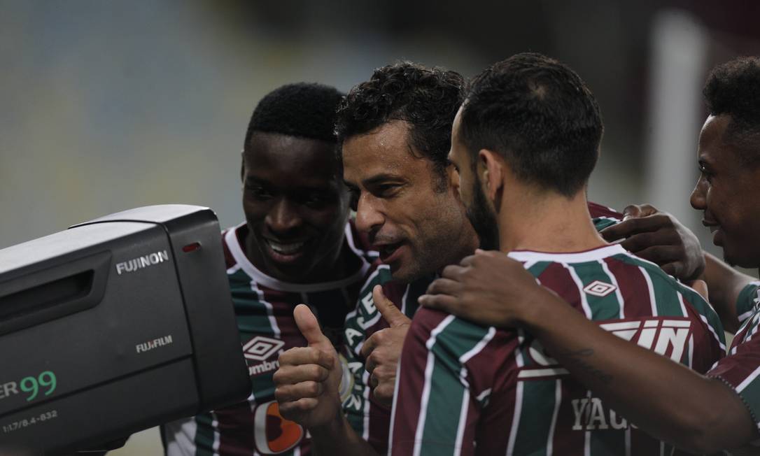 Fred chegou ao 101º gol pelo Fluminense no Brasileiro Foto: Alexandre Cassiano / Agência O Globo