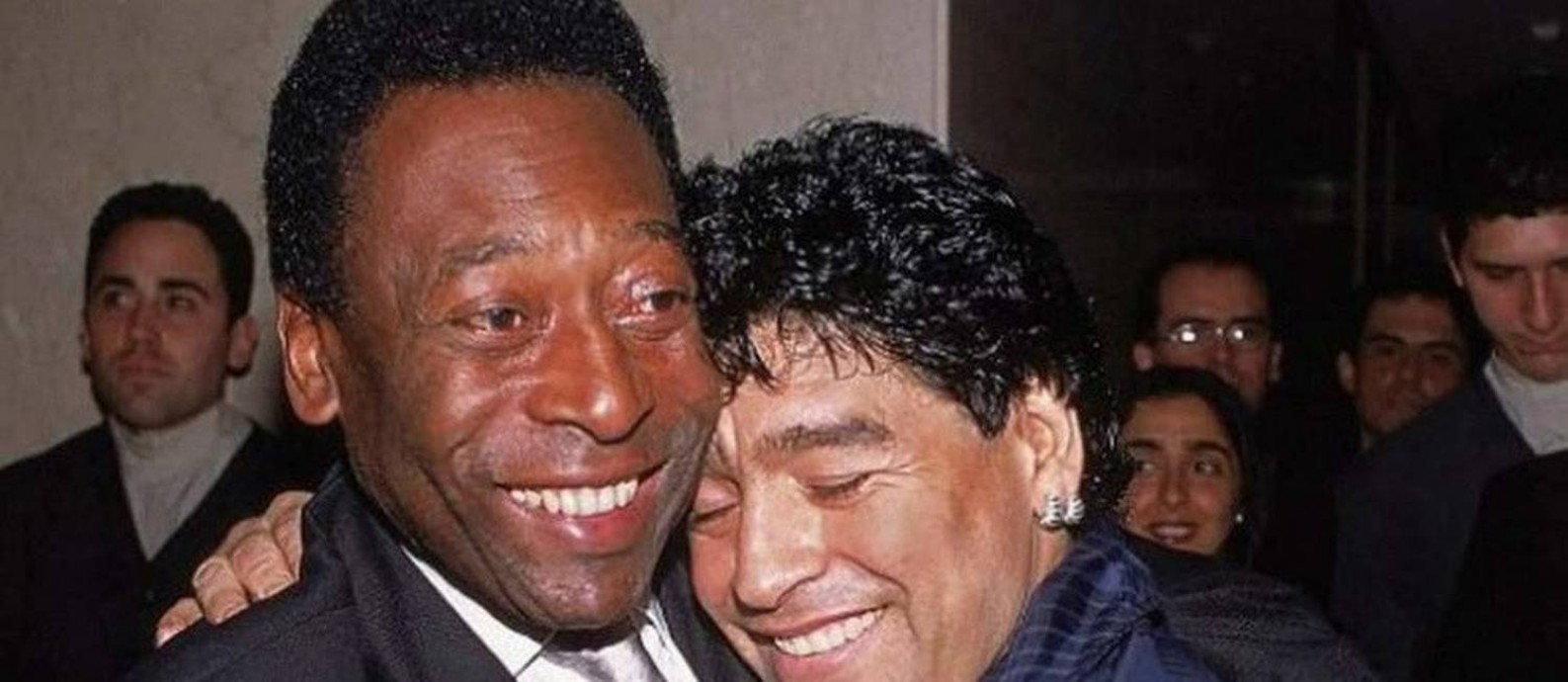 Pelé e Maradona cultivaram amizade próxima Foto: Twitter/Pelé