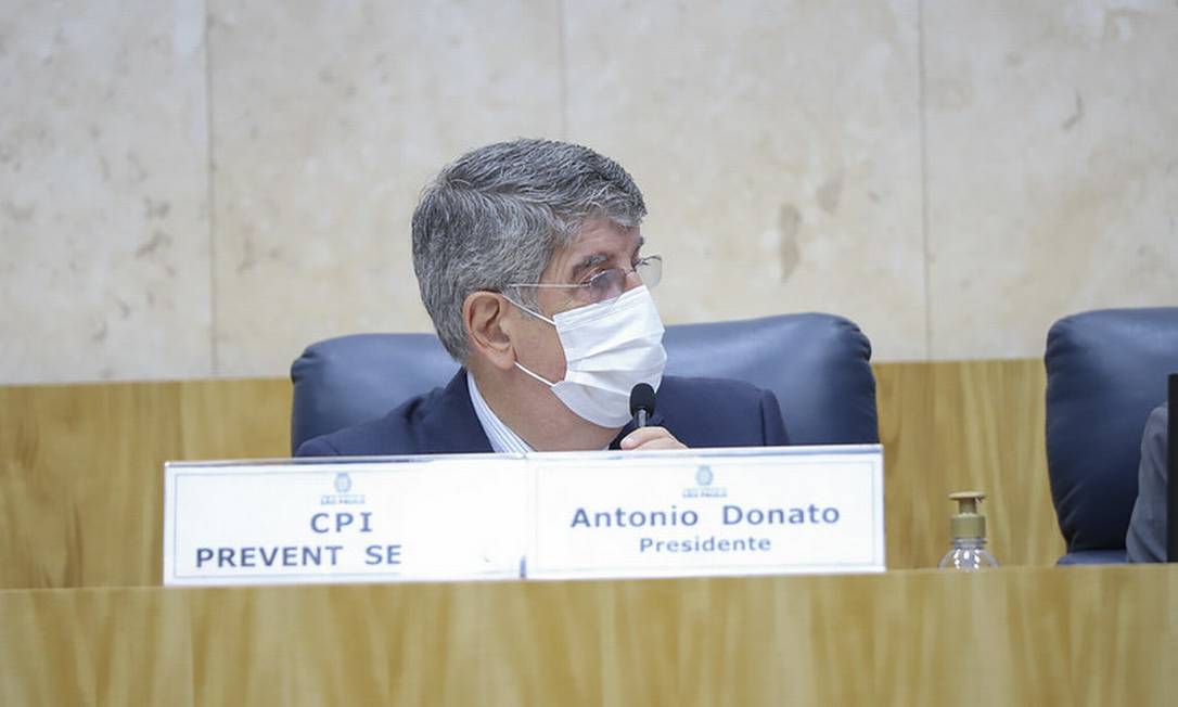 Antonio Donato, presidente da CPI da Prevent Foto: LUIZ FRANCA / Câmara São Paulo