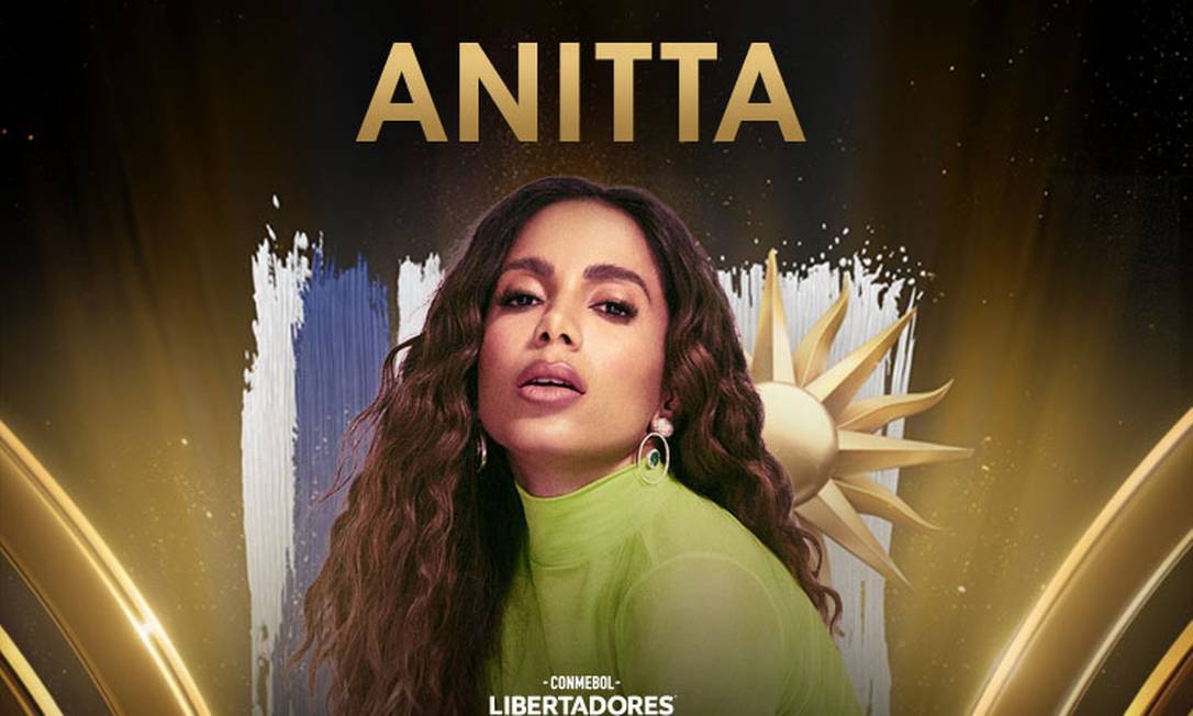 Anitta fará show na final da Libertadores Foto: Divulgação/Conmebol