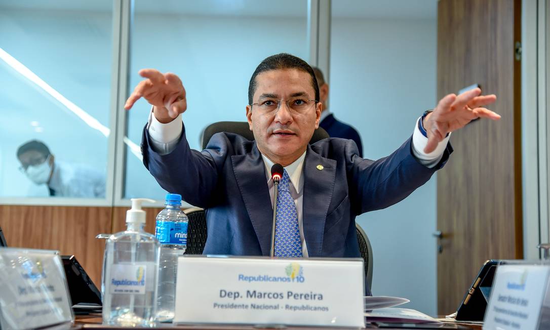 Presidente do Republicanos, Marcos Pereira sinalizou que a prioridade serão as candidaturas ao Legislativo Foto: Douglas Gomes Photography