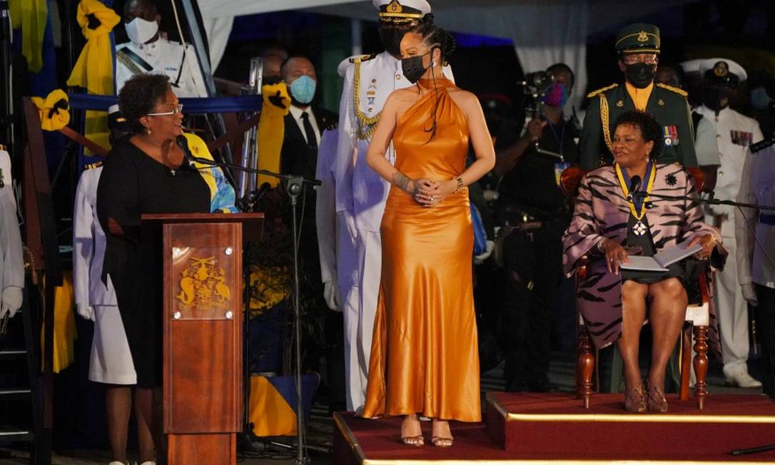Barbados nomeia Rihanna como heroína nacional após rompimento com a monarquia britânica Foto: POOL / REUTERS
