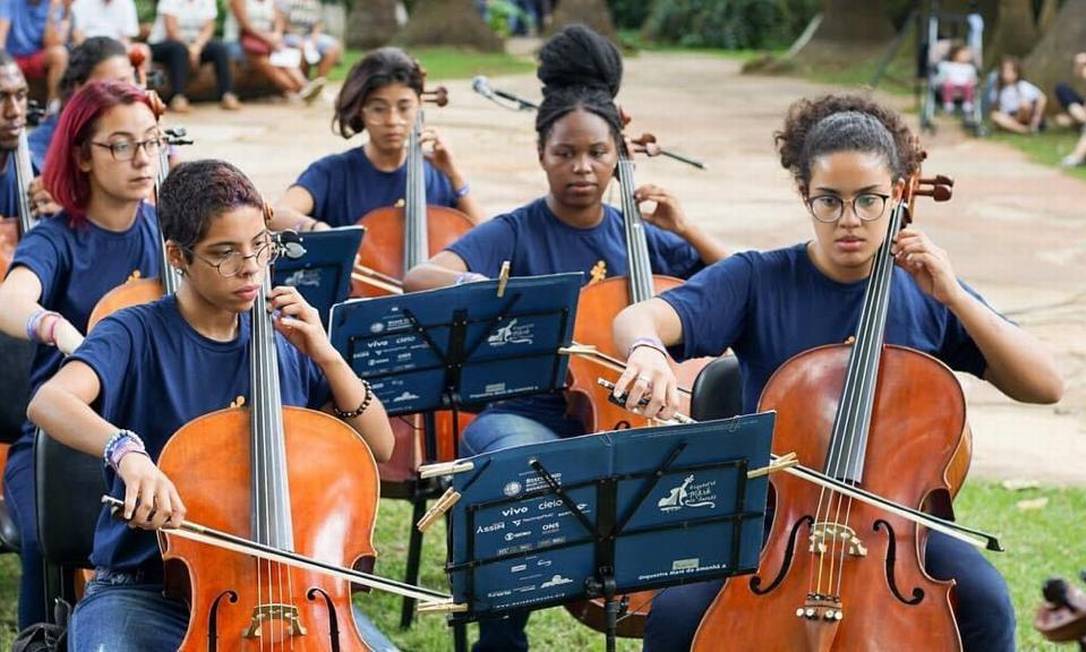 Orquestra Maré do Amanhã se apresenta no Jardim Botânico neste domingo (5). Foto: Divulgação
