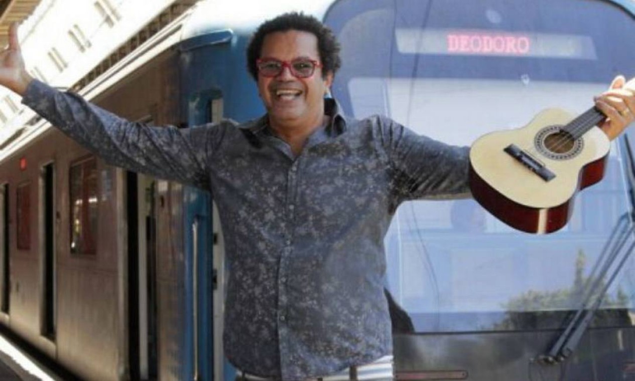 Marquinhos de Oswaldo Cruz comanda mais uma edição do Trem do Samba neste sábado. Foto: Divulgação