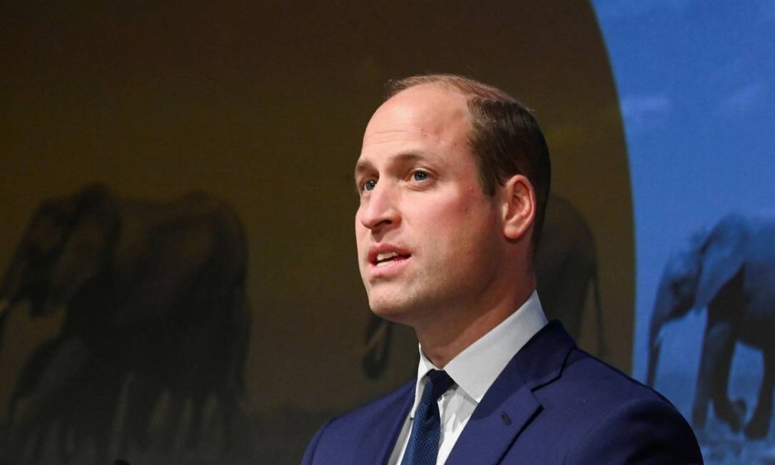 O príncipe William em evento em Londres em novembro de 2021 Foto: TOBY MELVILLE / AFP
