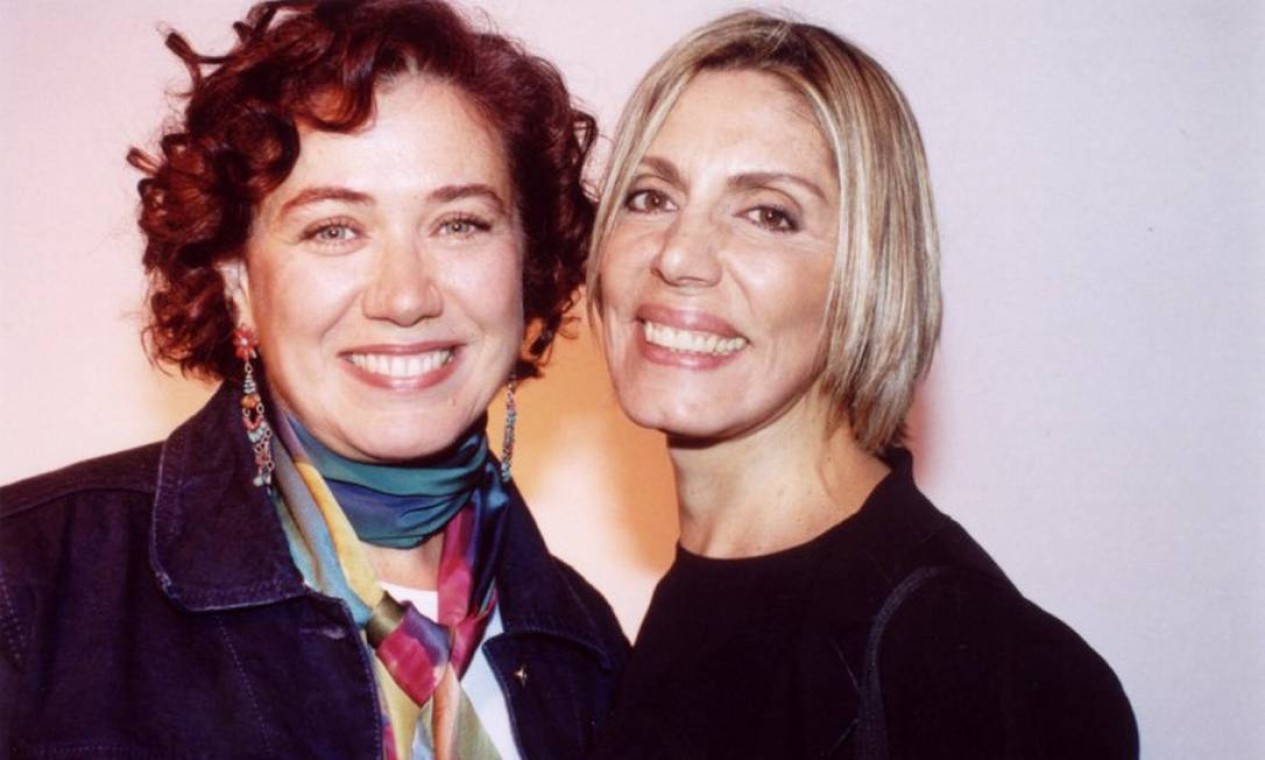 Lília Cabral e Mila Moreira, em 2002 Foto: Cristina Granato / Divulgação