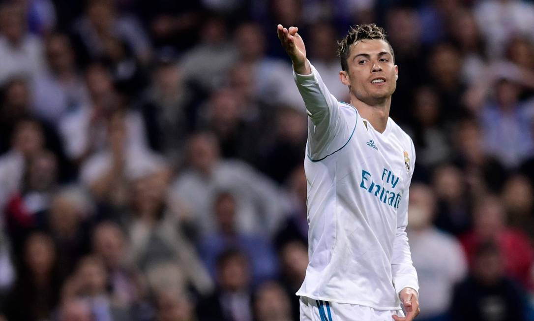 Cristiano Ronaldo em campo pelo pelo Real Madrid Foto: JAVIER SORIANO / AFP