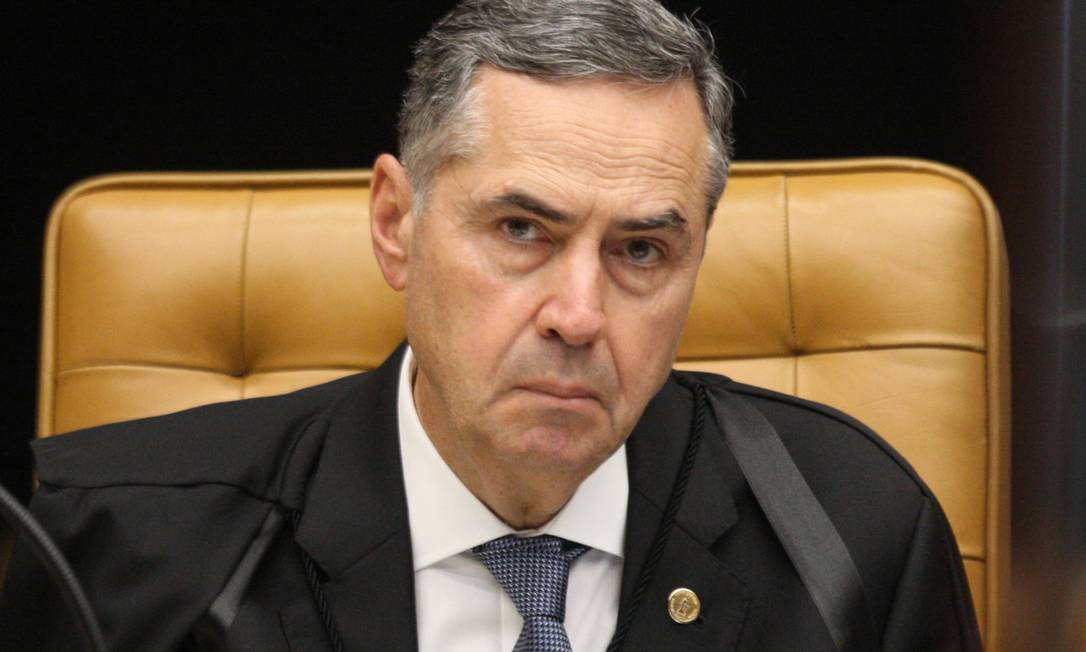 Ministro Roberto Barroso durante sessão plenária do STF. Foto: Nelson Jr. / Agência O Globo