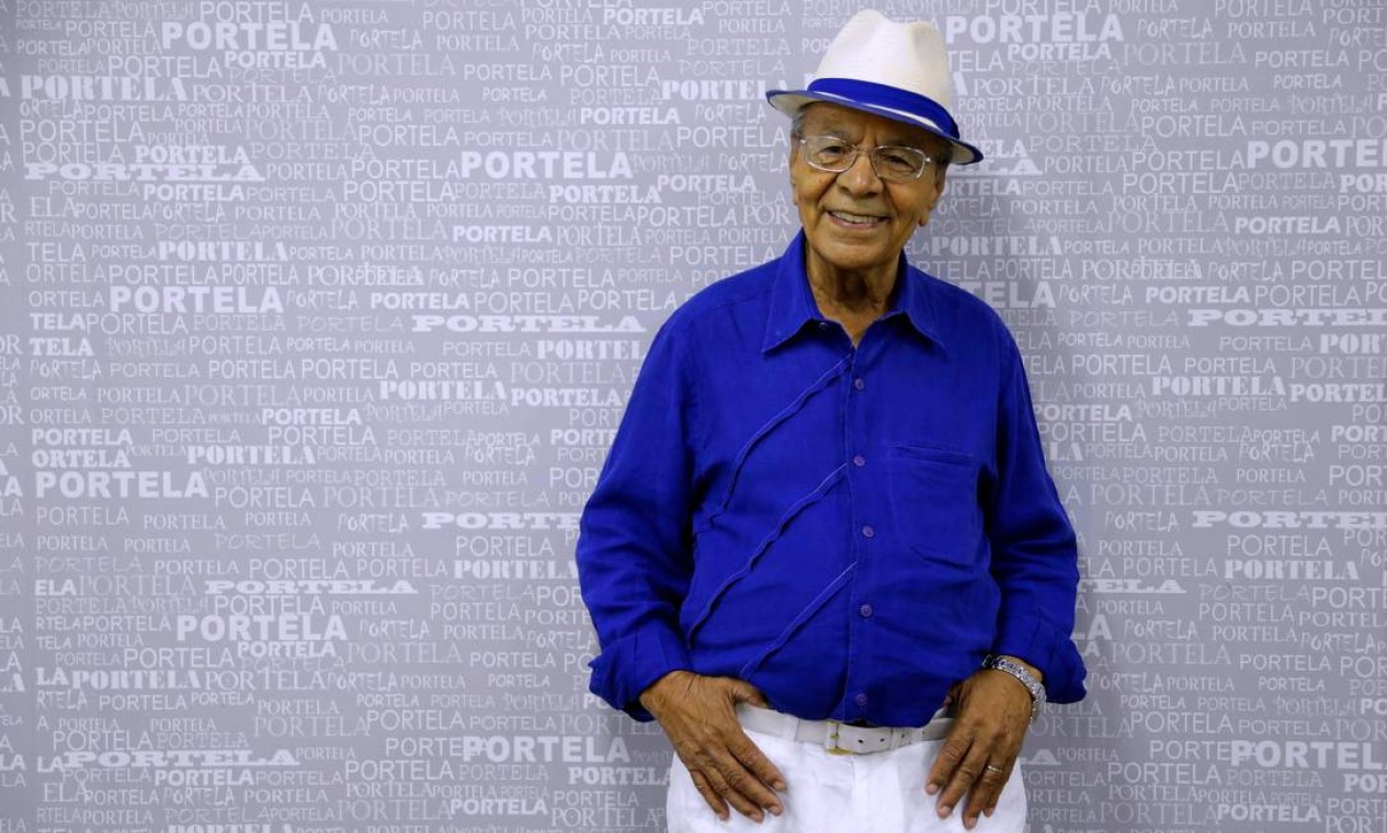 O sambista Monarco, baluarte mais antigo da Portela, morreu ao 88 anos, no início de dezembro. Causa não foi revelada. Foto: Marcelo Theobald / Arquivo / Agência O Globo