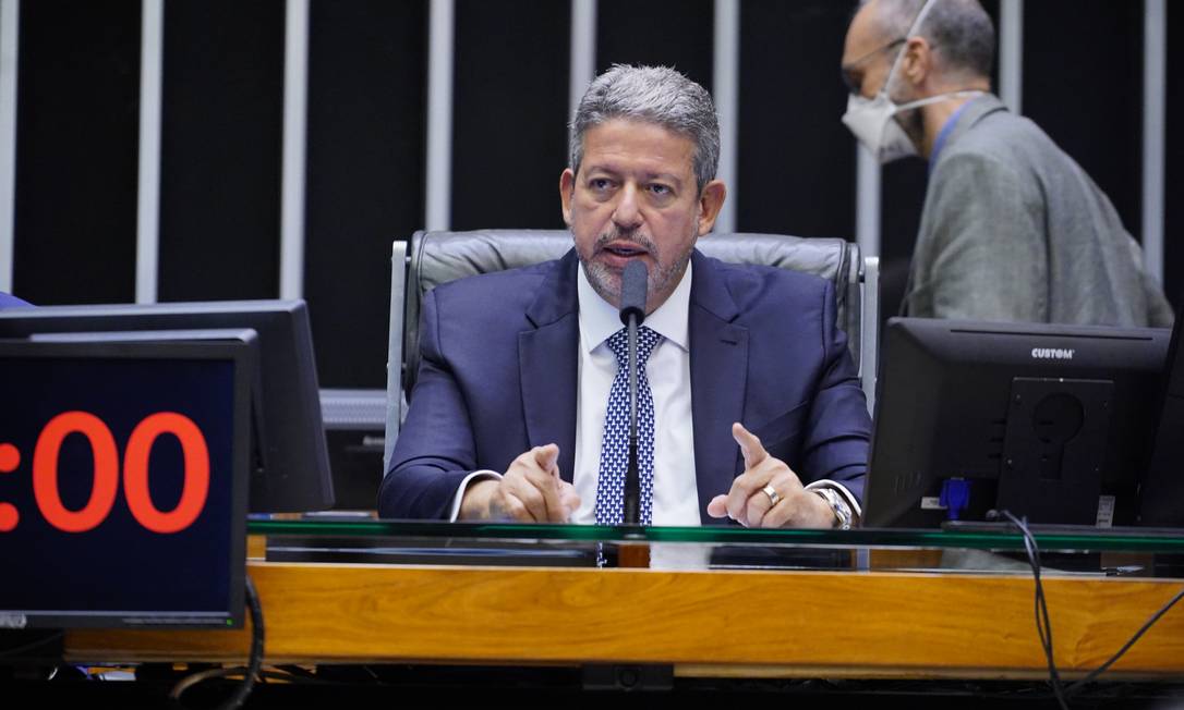 Arthur Lira, presidente da Câmara dos Deputados, durante sessão parlamentar Foto: Pablo Valadares / Câmara dos Deputados
