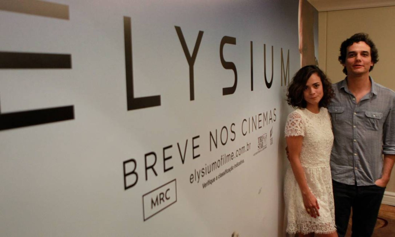 Os atores Wagner Moura e Alice Braga contracenaram juntos o filme hollywoodiano "Elysium" Foto: Urbano Erbiste:Urbano Holanda Erbiste