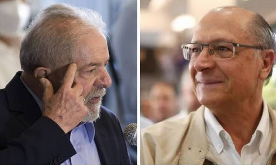 O ex-presidente Lula e o ex-governador Geraldo Alckmin Foto: Arte/O Globo