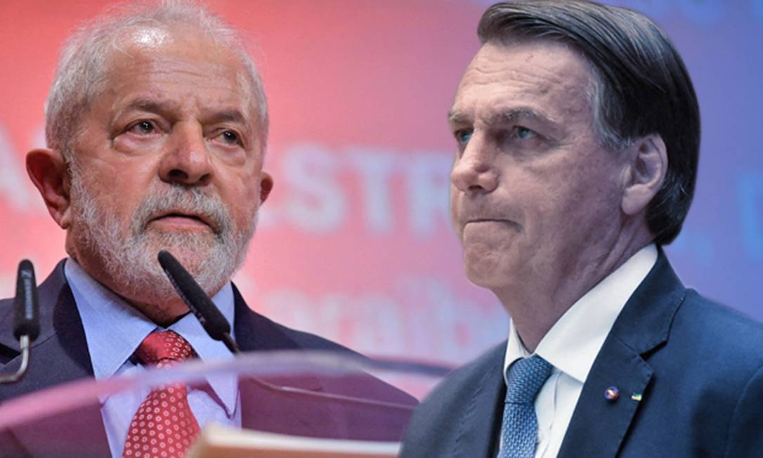 O ex-presidente Lula (PT) e o presidente Jair Bolsonaro (PL) Foto: Agência O Globo
