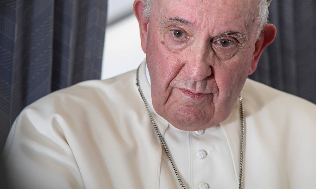 Papa Francisco: declarações sobre violência têm sido recorrentes na pandemia Foto: POOL / REUTERS