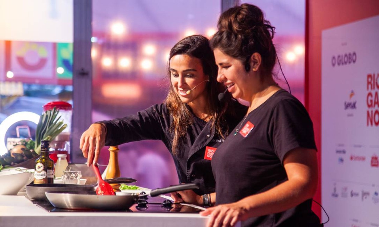 Dani Rosa (Ganic Lab) e Monique Gabiatti (Cozinha): mulheres na cozinha profissional Foto: Bruno Kaiuca / Agência O Globo