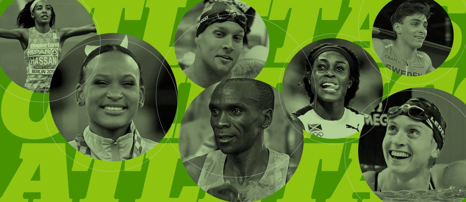 Os 7 melhores atletas olímpicos de 2021 Foto: Editoria de Arte