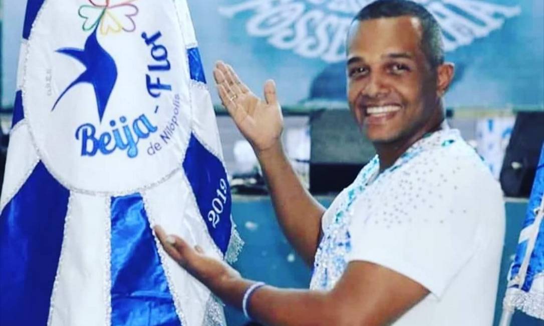 O carnavalesco Léo Mídia foi assassinado em Nilópolis Foto: Reprtodução