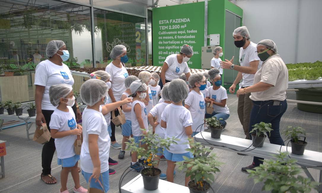 No Via Parque Shopping, os pequenos aprendem sobre sustentabilidade e consumo consciente Foto: Divulgação