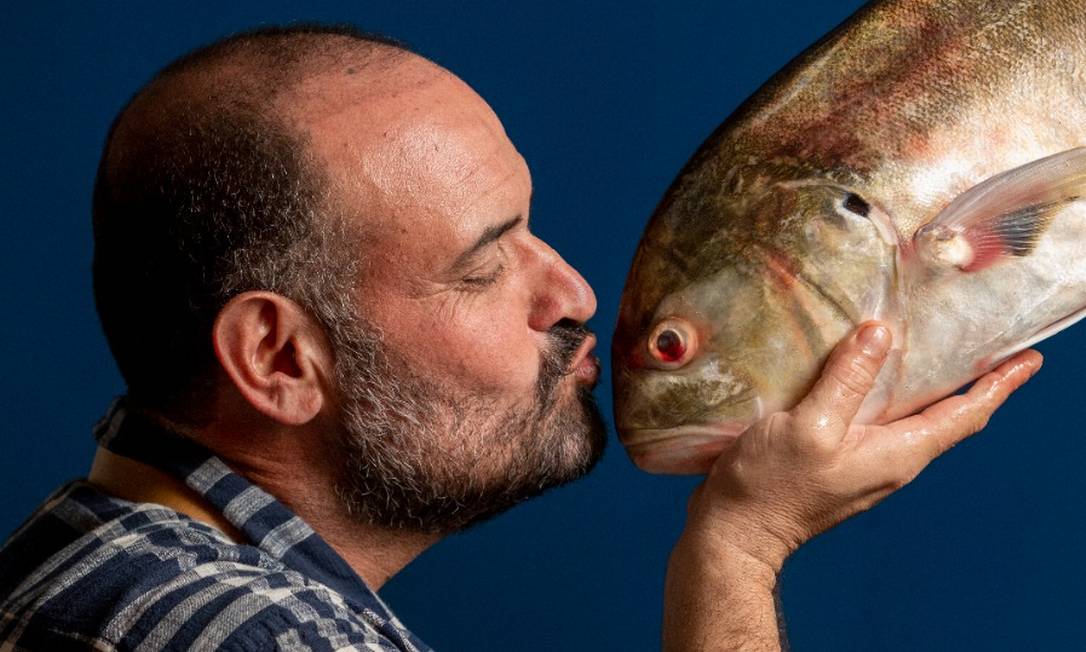 Chef Marcelo Malta abre novo espaço de peixes, no Leblon Foto: Ana Branco / Agência O Globo