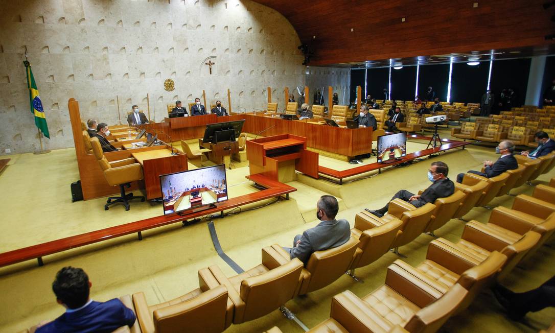Plenário do STF tem fixado tese para impedir reeleições ilimitadas em assembleias legislativas estaduais Foto: Nelson Jr. / Divulgação/STF/18-12-2020
