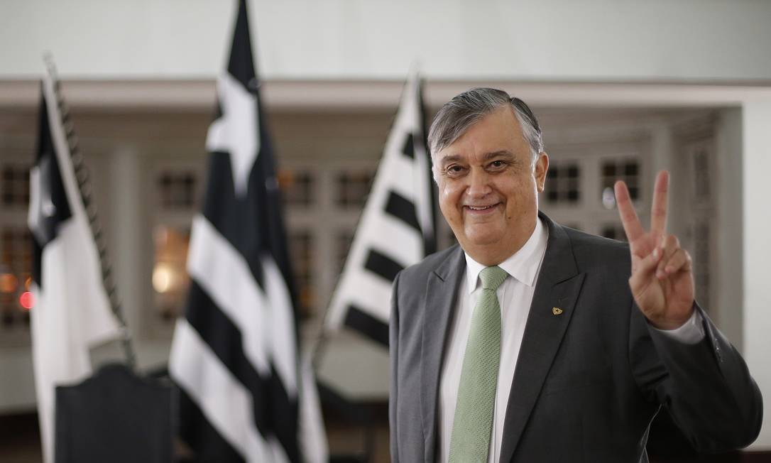 Durcesio Mello entrará para a história do Botafogo como presidente que vendeu o futebol do clube Foto: Vitor Silva