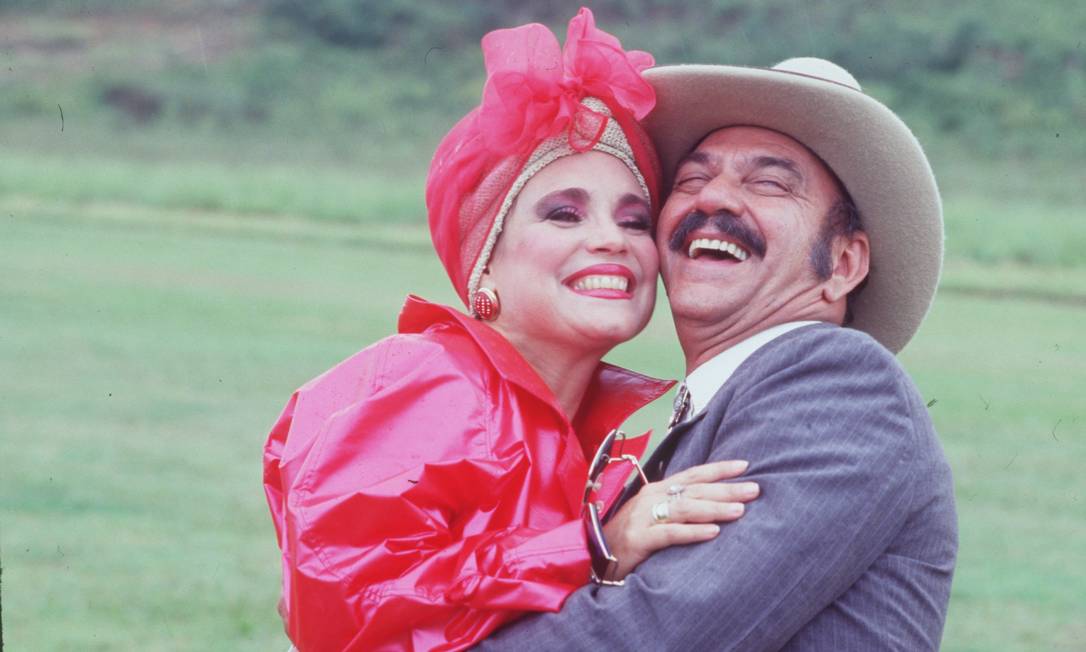 Regina Duarte e Lima Duarte no capítulo final de "Roque Santeiro" Foto: Divulgação