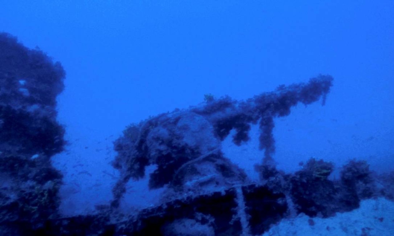 Submarino italiano foi encontrado por equipe grega de mergulhadores profissionais Foto: KOSTAS THOCTARIDES / REUTERS