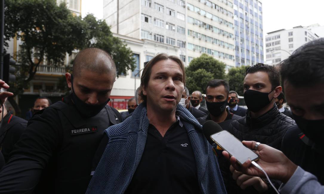 Delegado Maurício Demétrio foi preso preso em operação da MP Foto: Fabiano Rocha / Fabiano Rocha