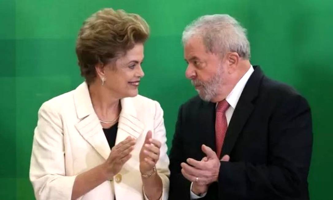 Ex-presidentes Dilma Rousseff e Luiz InÃ¡cio Lula da Silva Foto: AndrÃ© Coelho | AgÃªncia O Globo