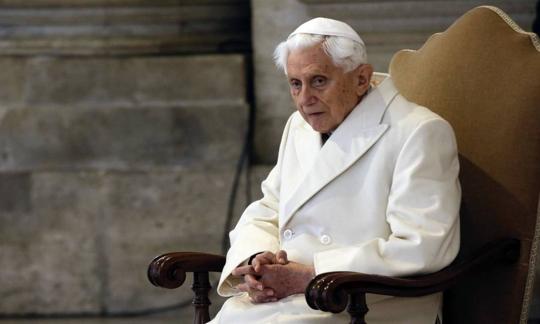 O Papa Emérito Bento XVI Foto: Gregorio Borgia / AP