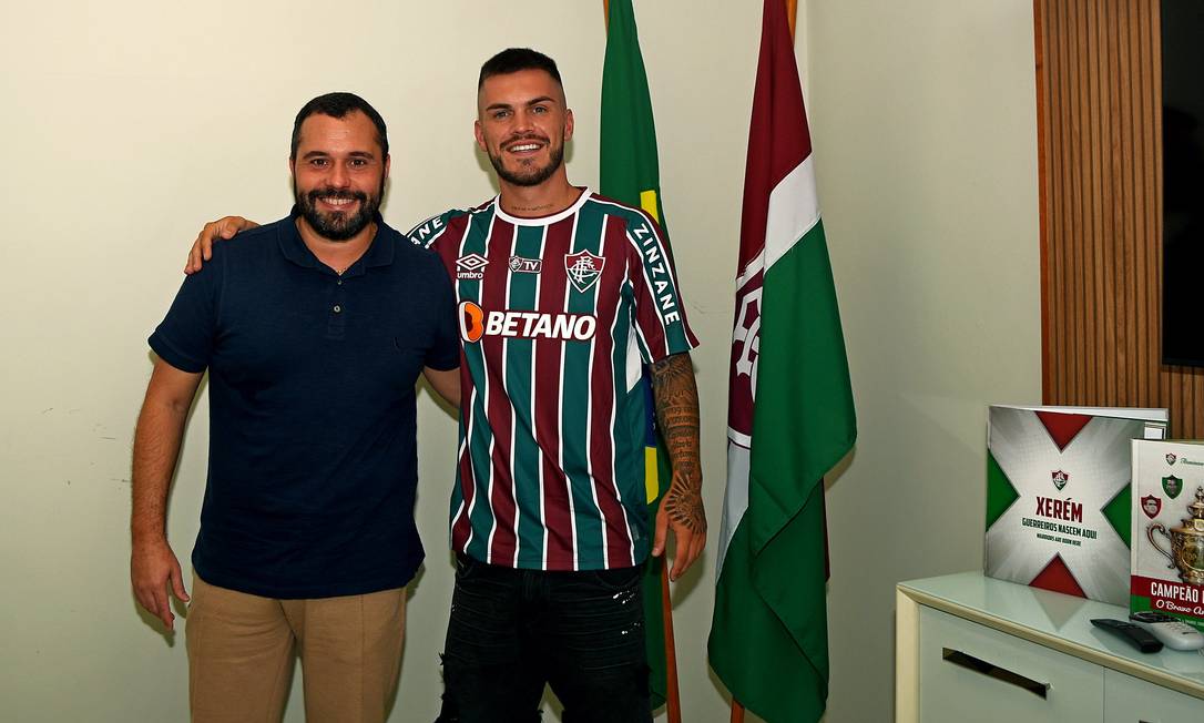 Nathan é anunciado pelo Fluminense Foto: Mailson Santana/Fluminense FC / Mailson Santana/Fluminense FC