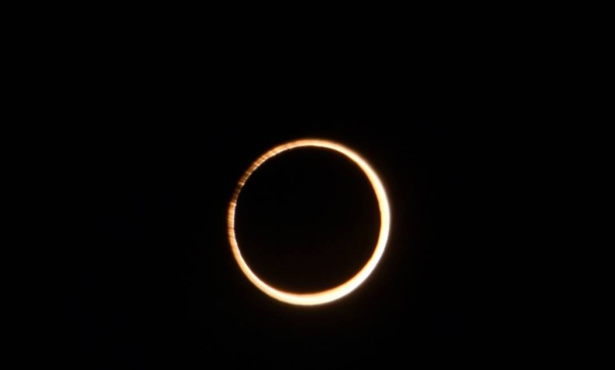 Eclipse solar ocorrido no Chile, em fevereiro de 2017 Foto: Reuters